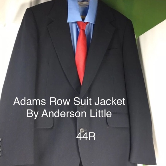 Adams Row 2Button 1Vent Suit Jacket Blazer